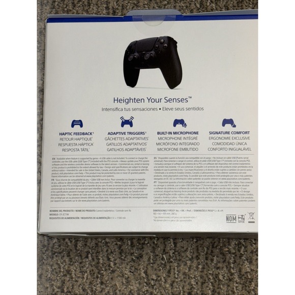 New Sony PlayStation DualSense Wireless Controller - Midnight Black - Picture 10 of 11